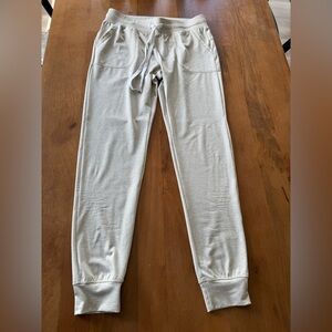 ZYIA Heather Tan Jogger Pants